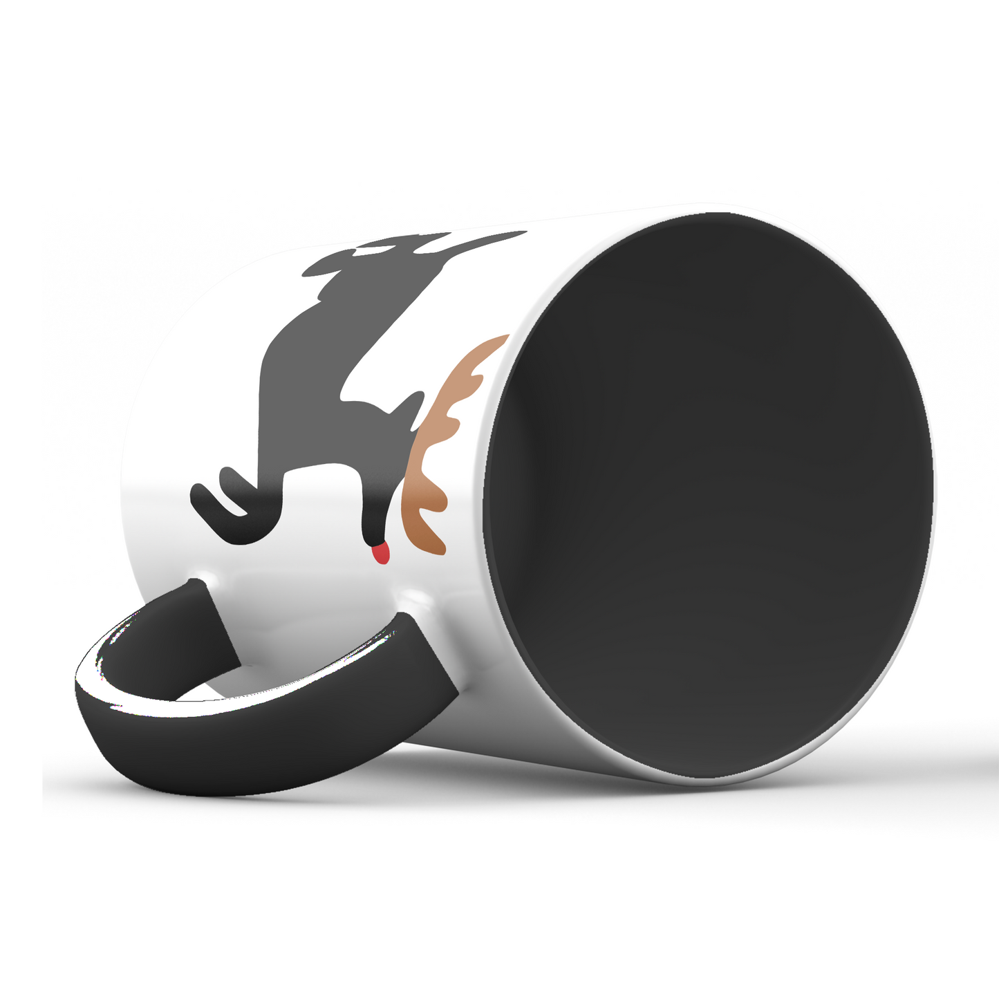 Holiday Shadow Reindeer Mug