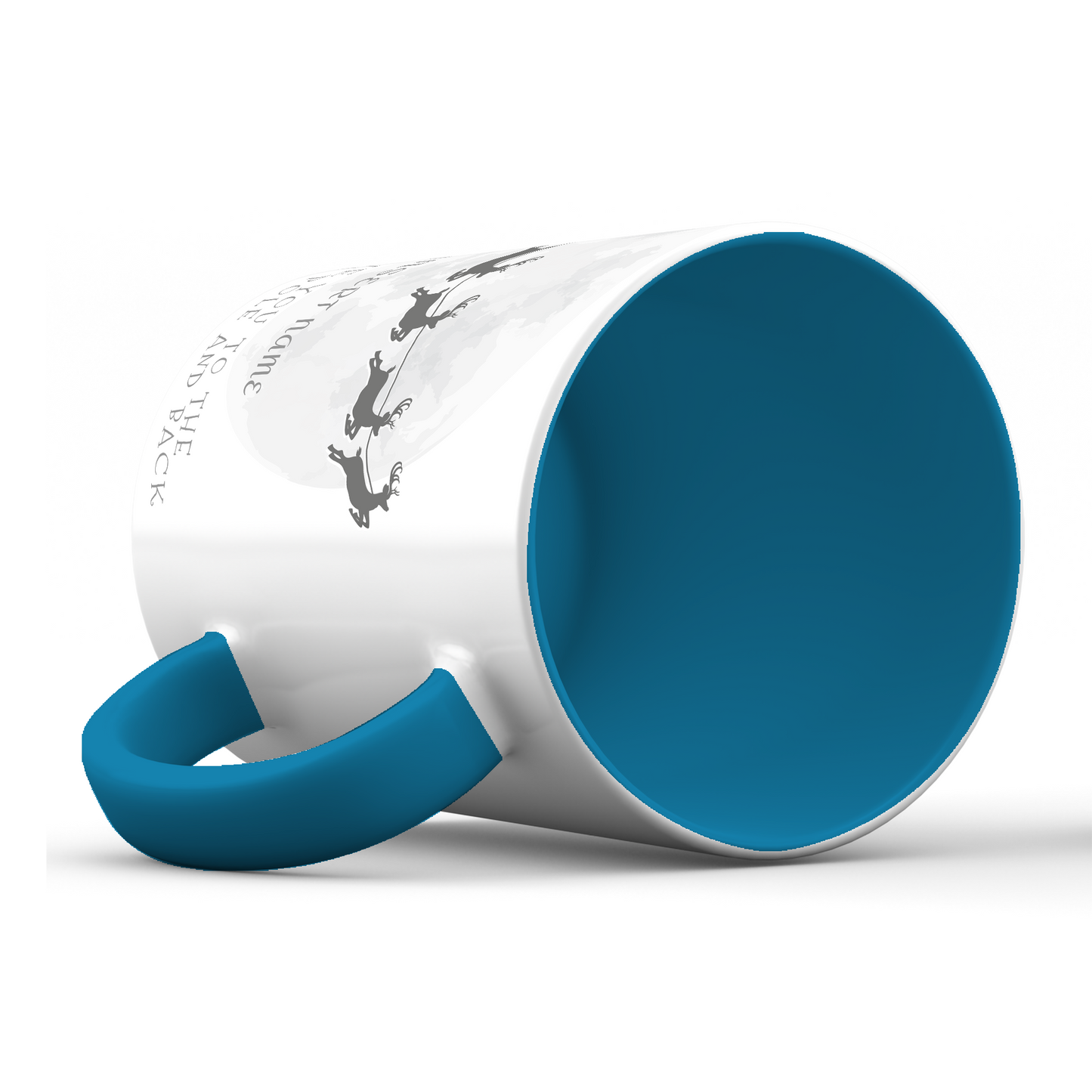 I Love You To The North Pole and Back Personalized Christmas Mug