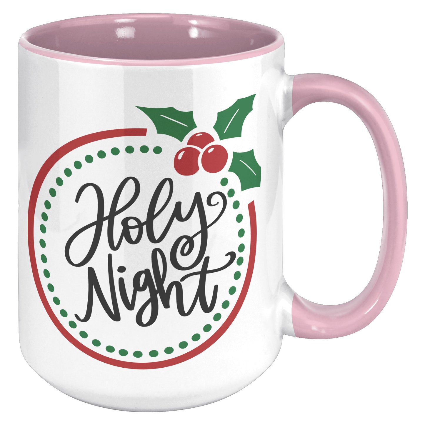 Holy Night Wreath Holiday Mug