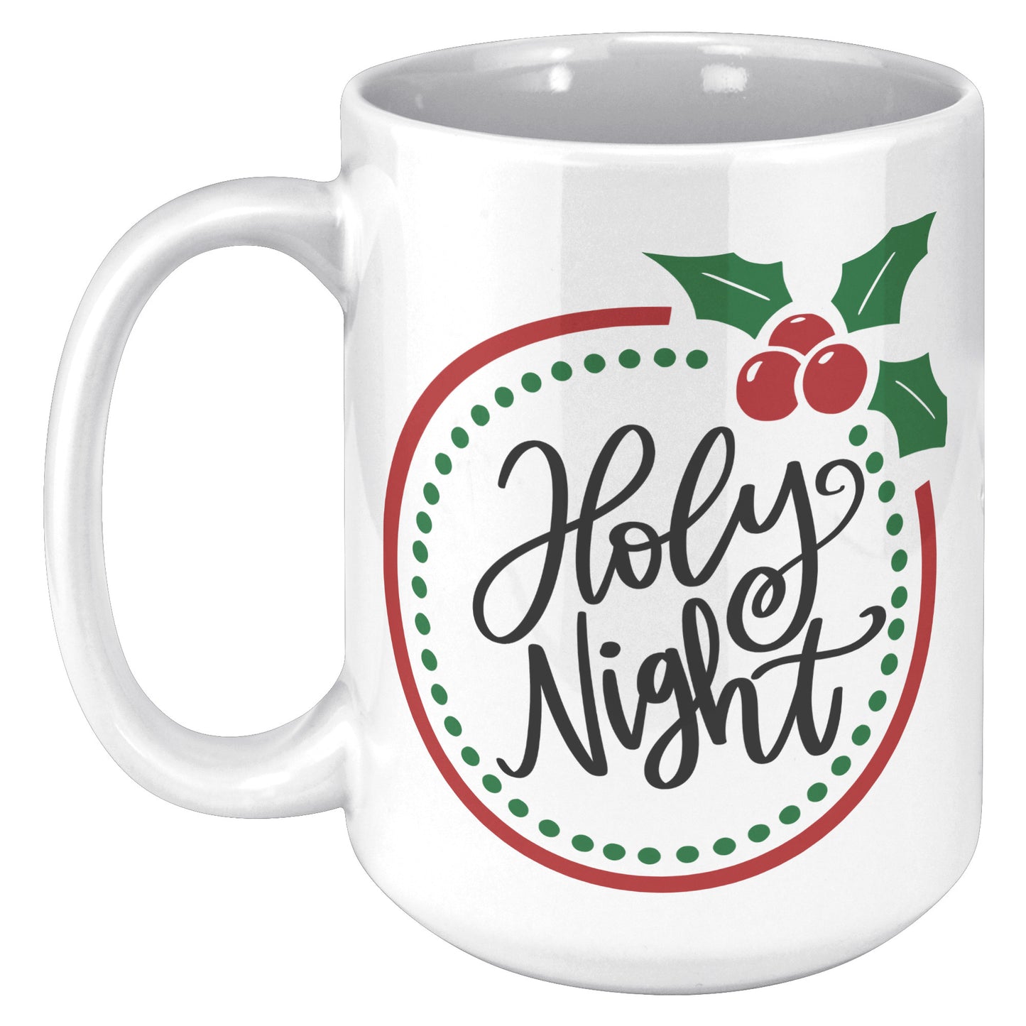 Holy Night Wreath Holiday Mug
