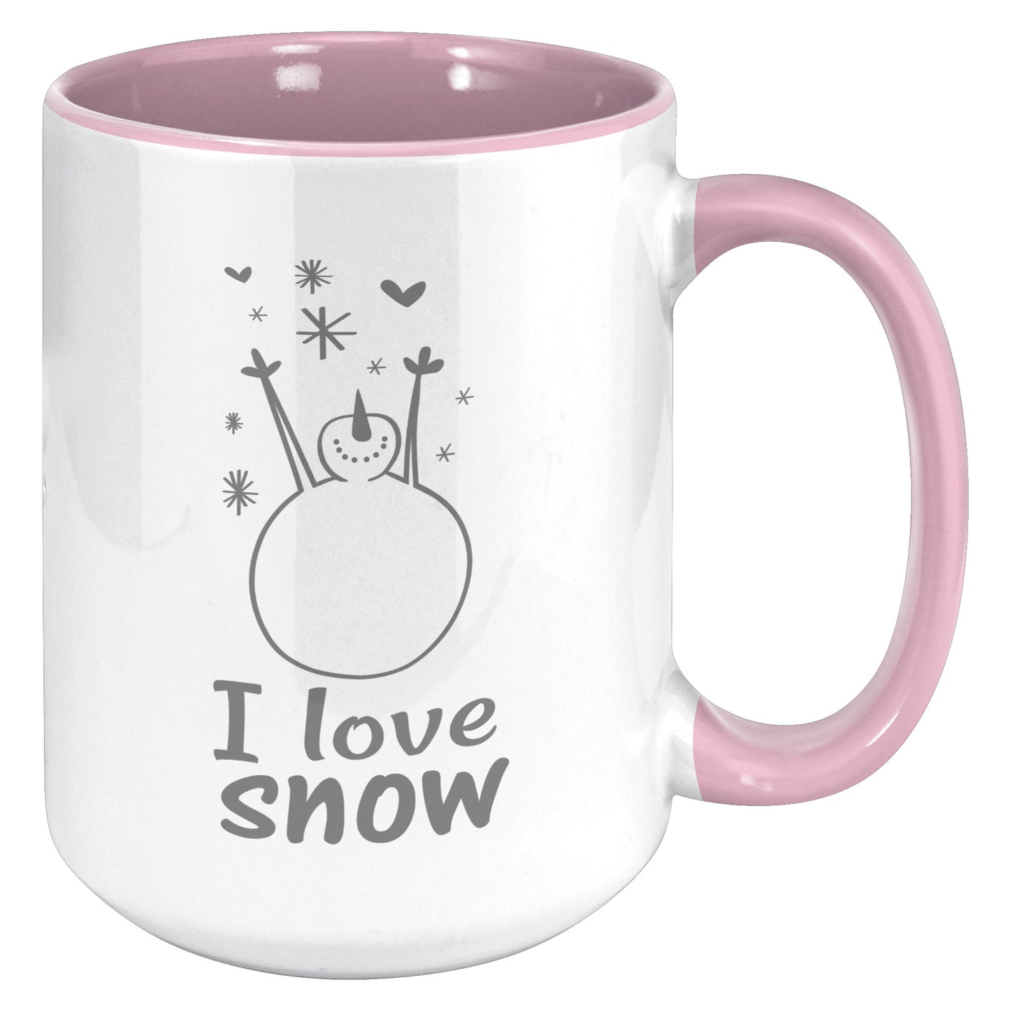 I Love Snowman Holiday Mug