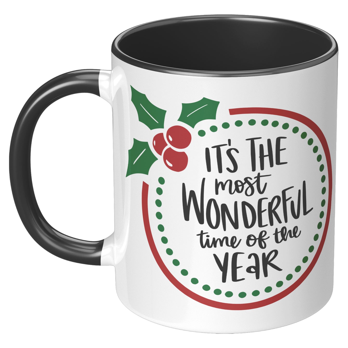 Its the Most Wonderful Time of the Year Wreath Mug
