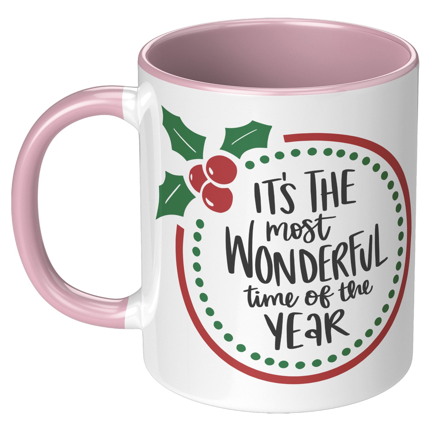 Its the Most Wonderful Time of the Year Wreath Mug