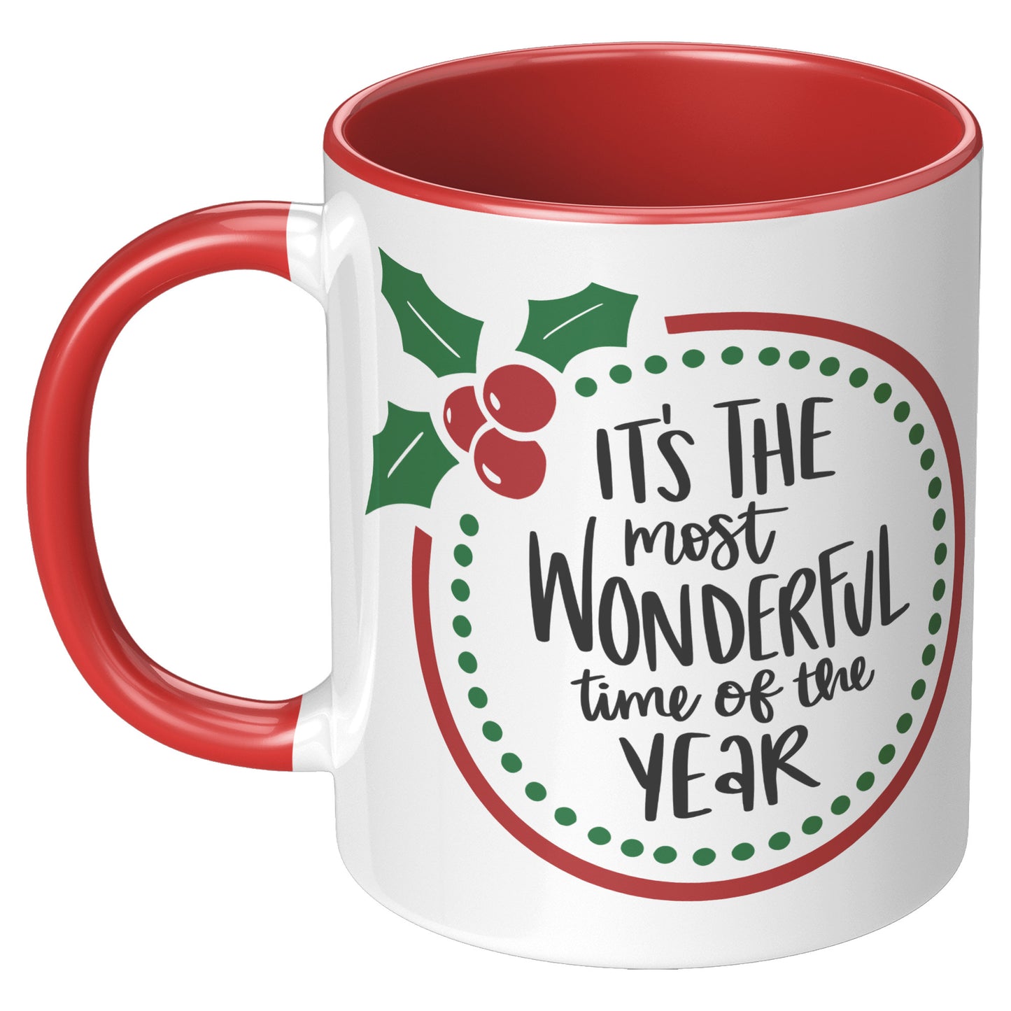 Its the Most Wonderful Time of the Year Wreath Mug