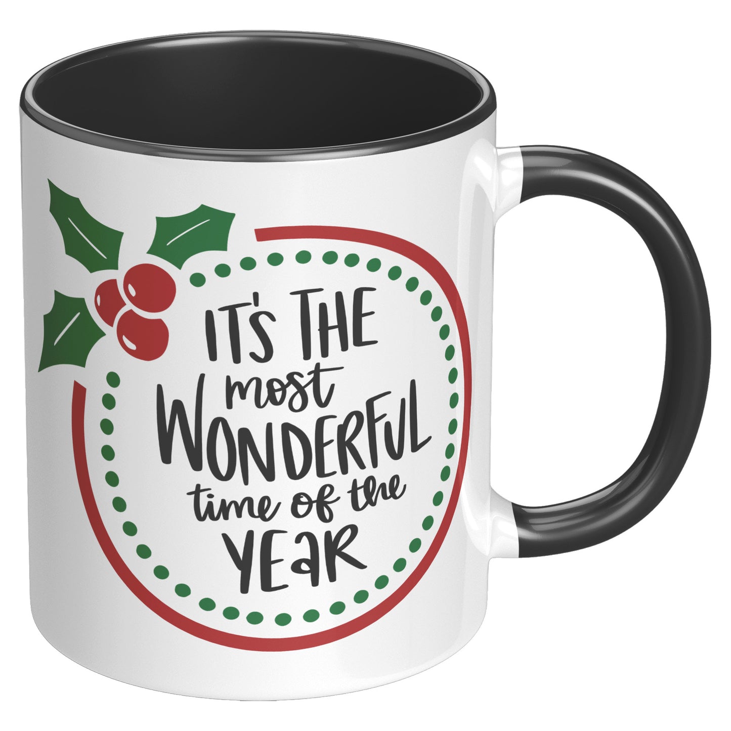 Its the Most Wonderful Time of the Year Wreath Mug