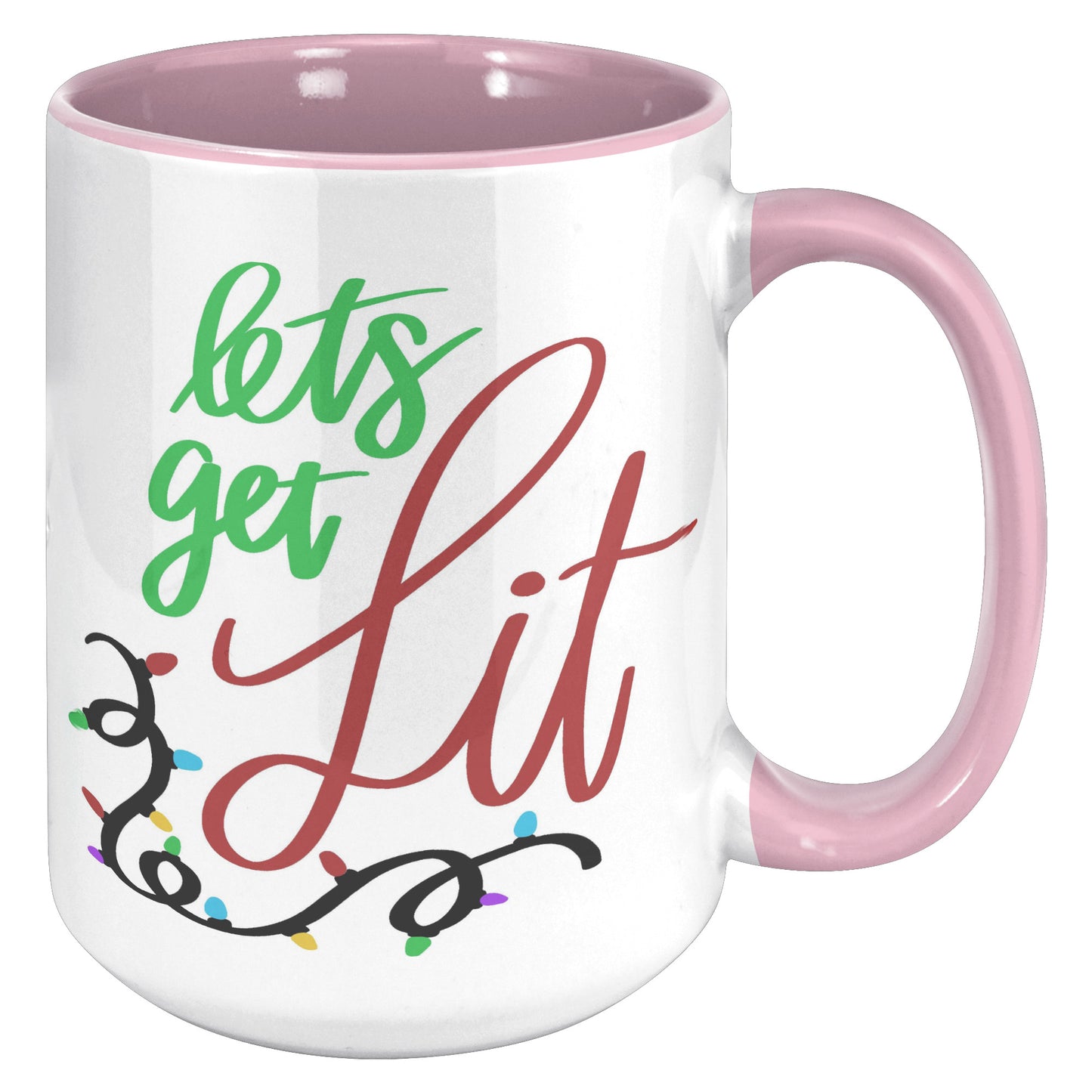 Lets Get Lit Holiday Mug