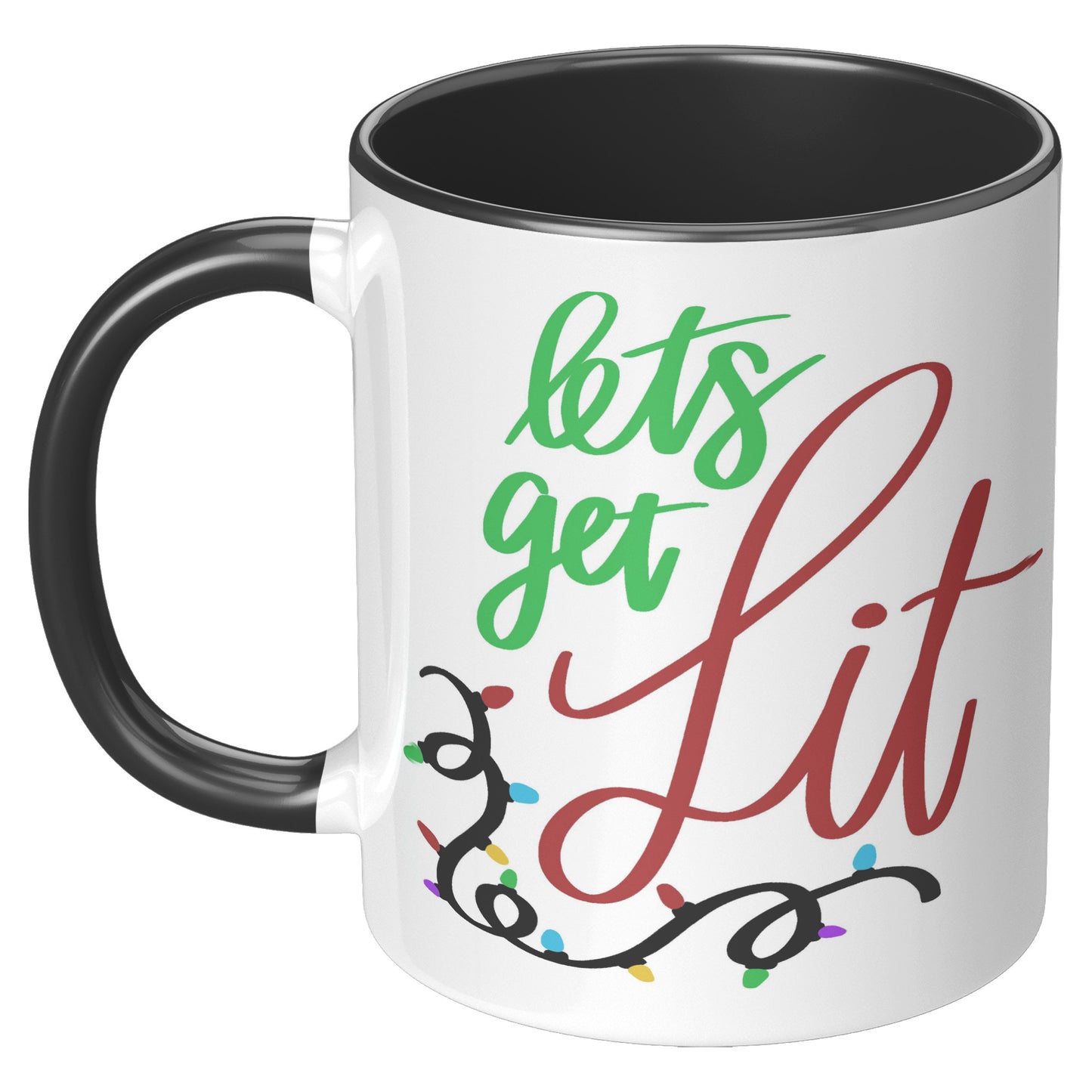 Lets Get Lit Holiday Mug