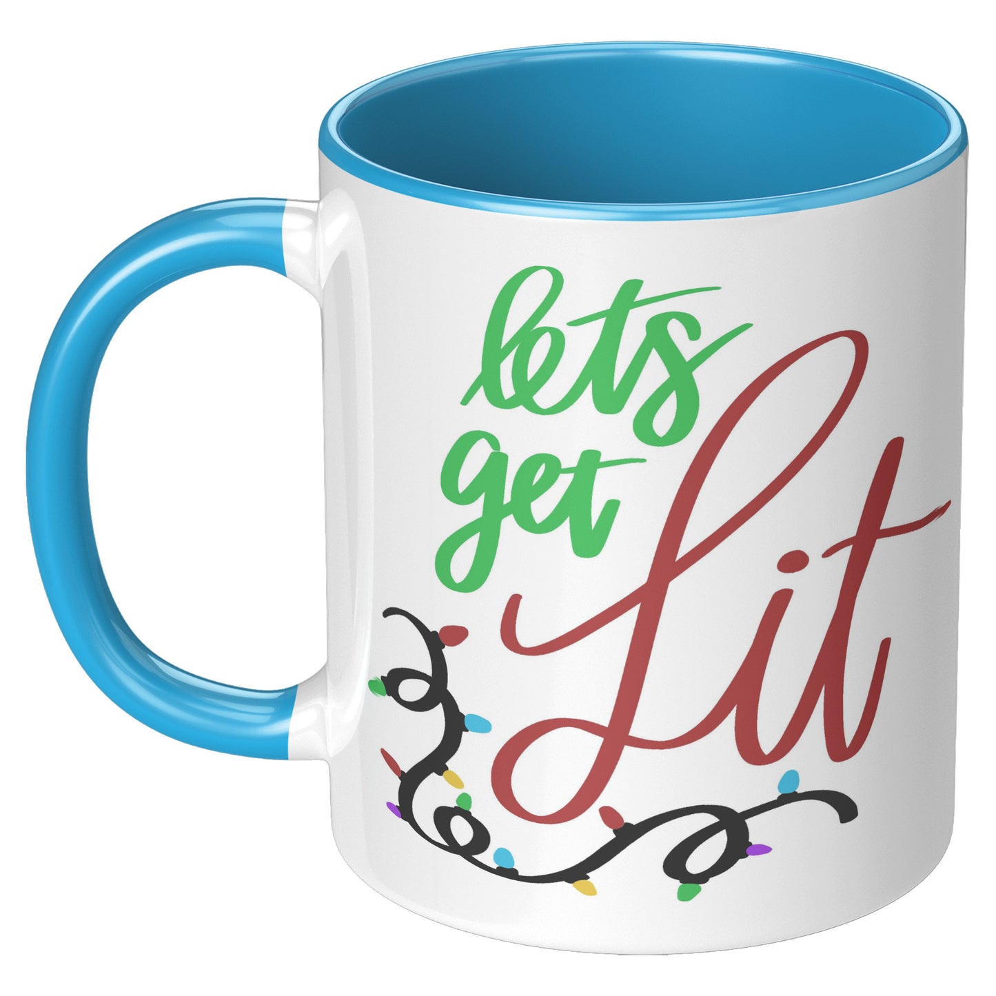 Lets Get Lit Holiday Mug