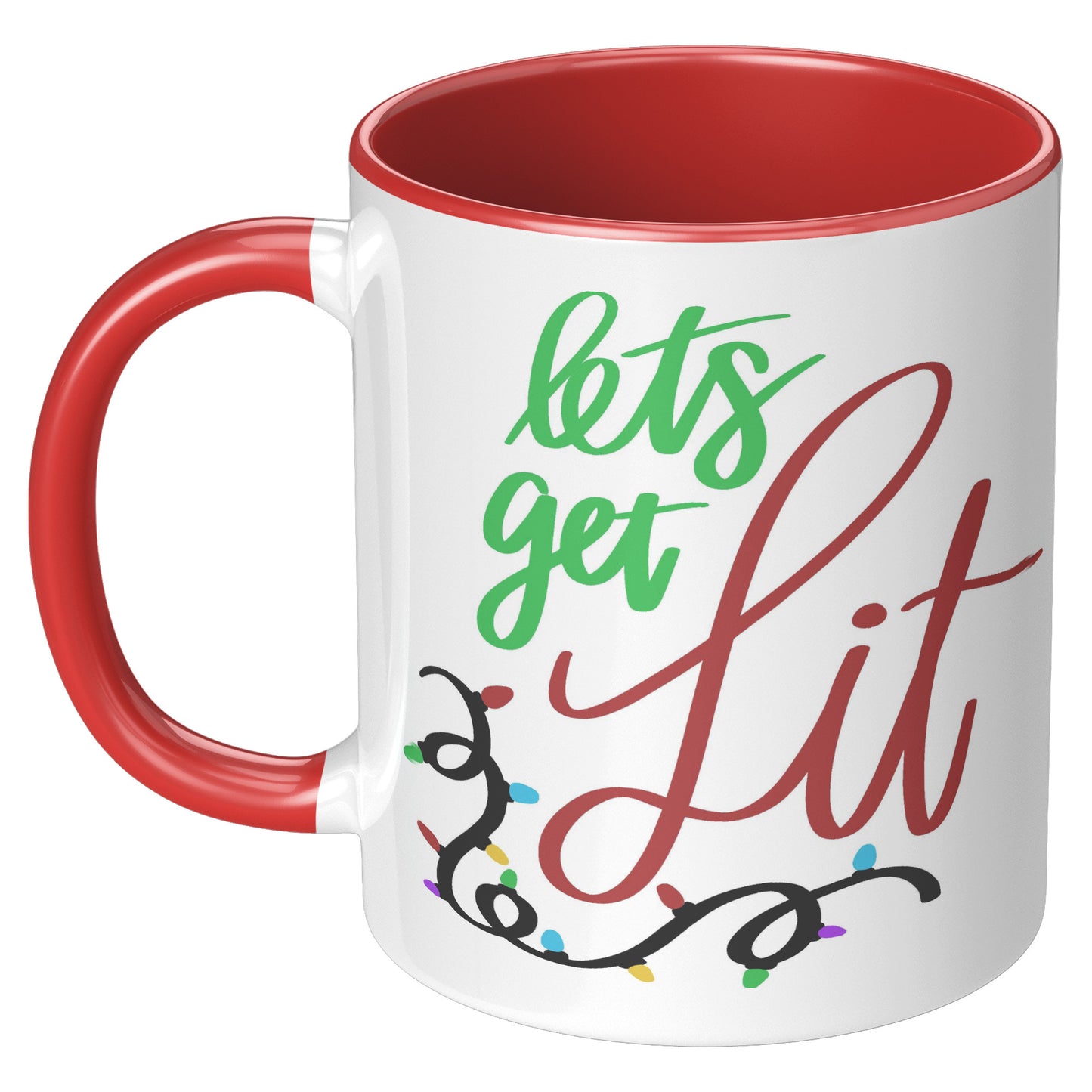 Lets Get Lit Holiday Mug