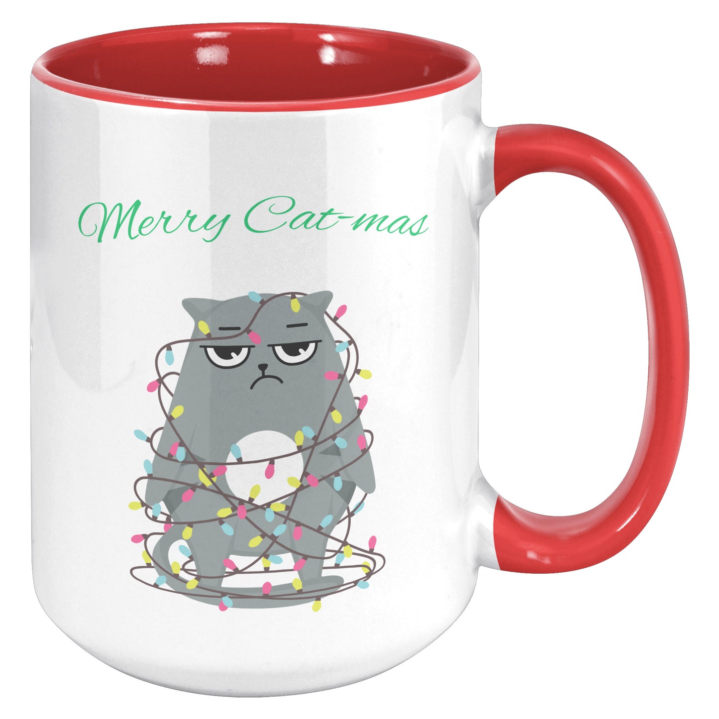 Merry Cat-Mas Holiday Mug