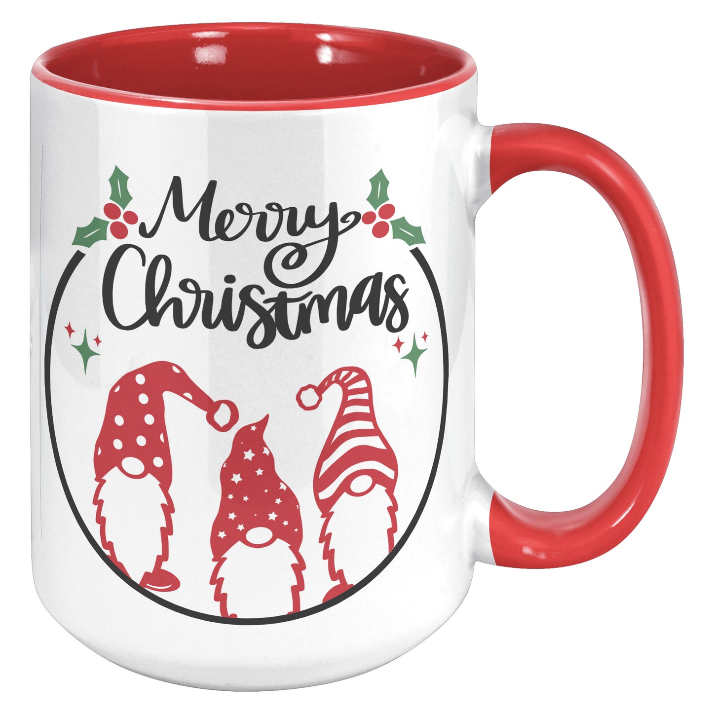 Merry Christmas Gnomes Holiday Mug