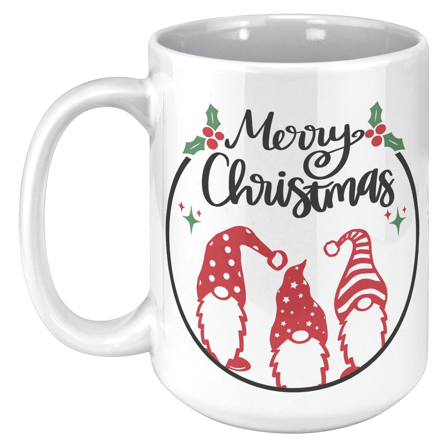 Merry Christmas Gnomes Holiday Mug
