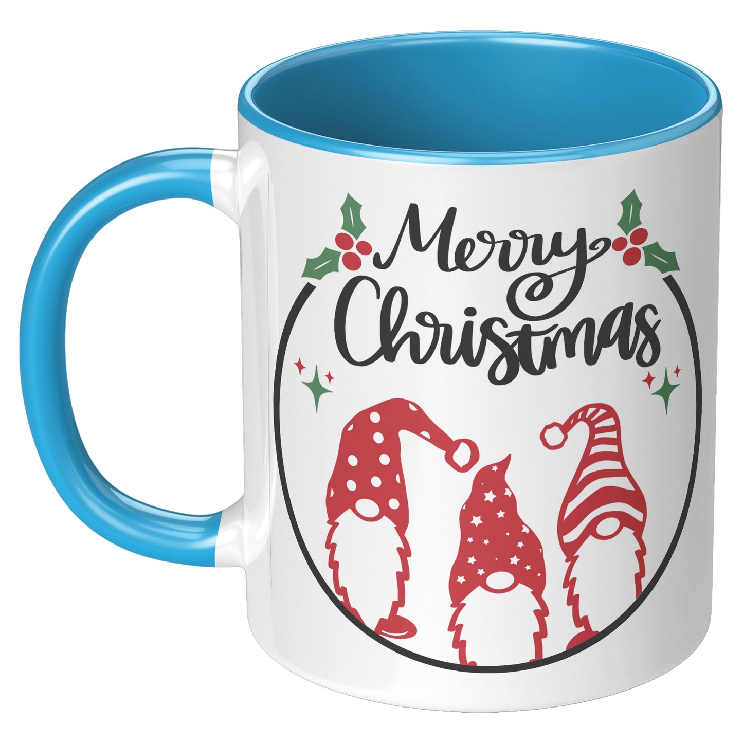 Merry Christmas Gnomes Holiday Mug