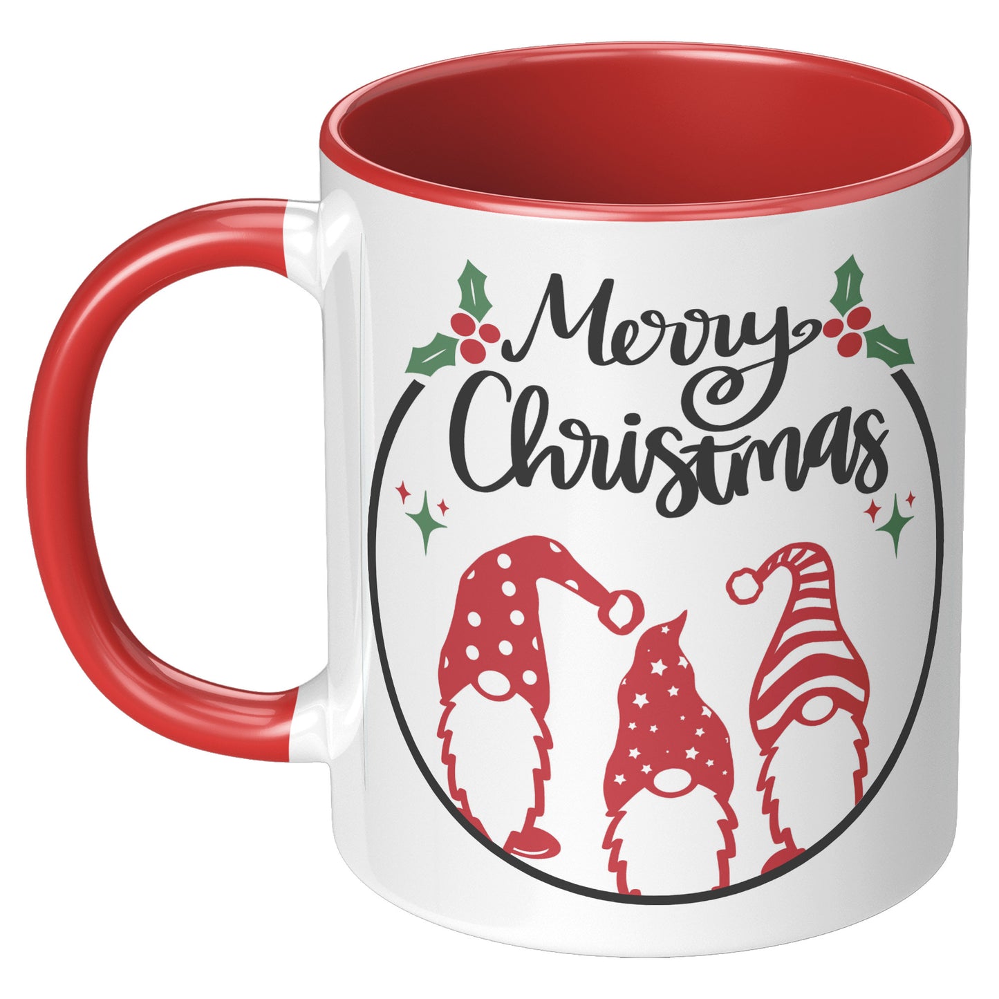 Merry Christmas Gnomes Holiday Mug