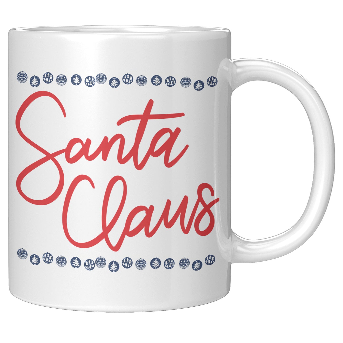 Santa Claus Script Holiday Mug
