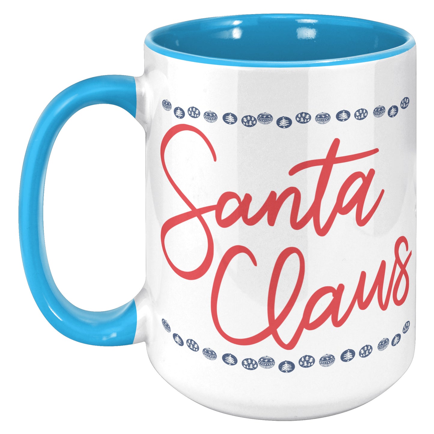 Santa Claus Script Holiday Mug