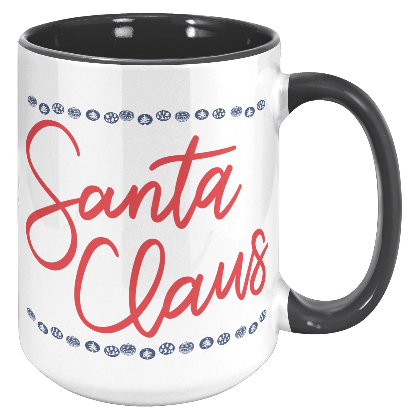 Santa Claus Script Holiday Mug