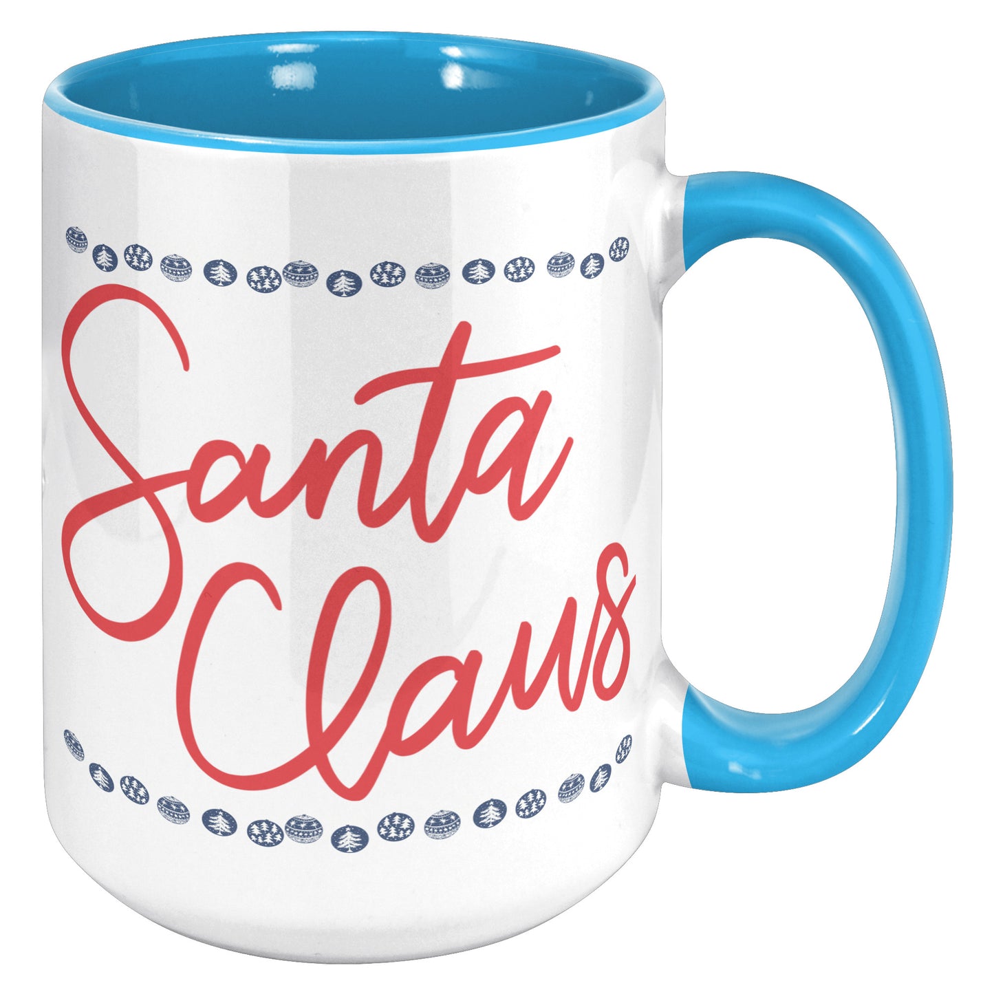 Santa Claus Script Holiday Mug