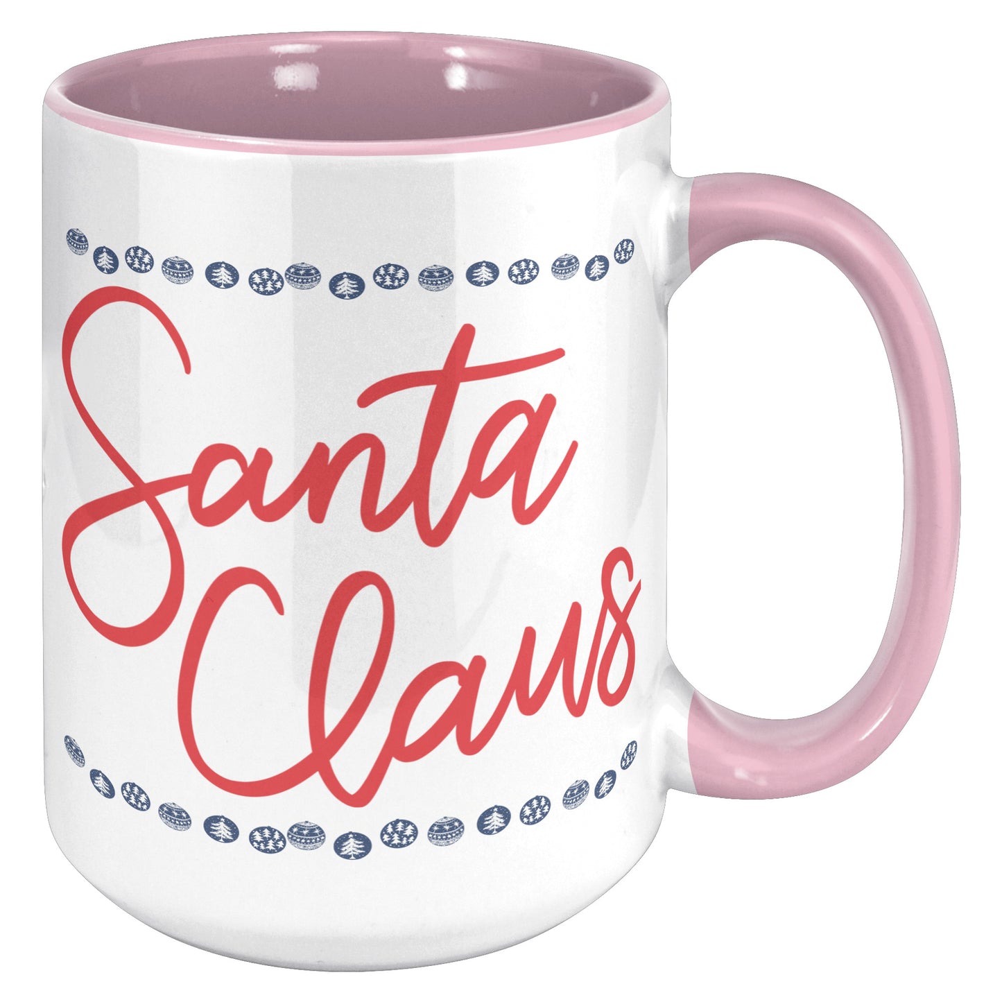 Santa Claus Script Holiday Mug