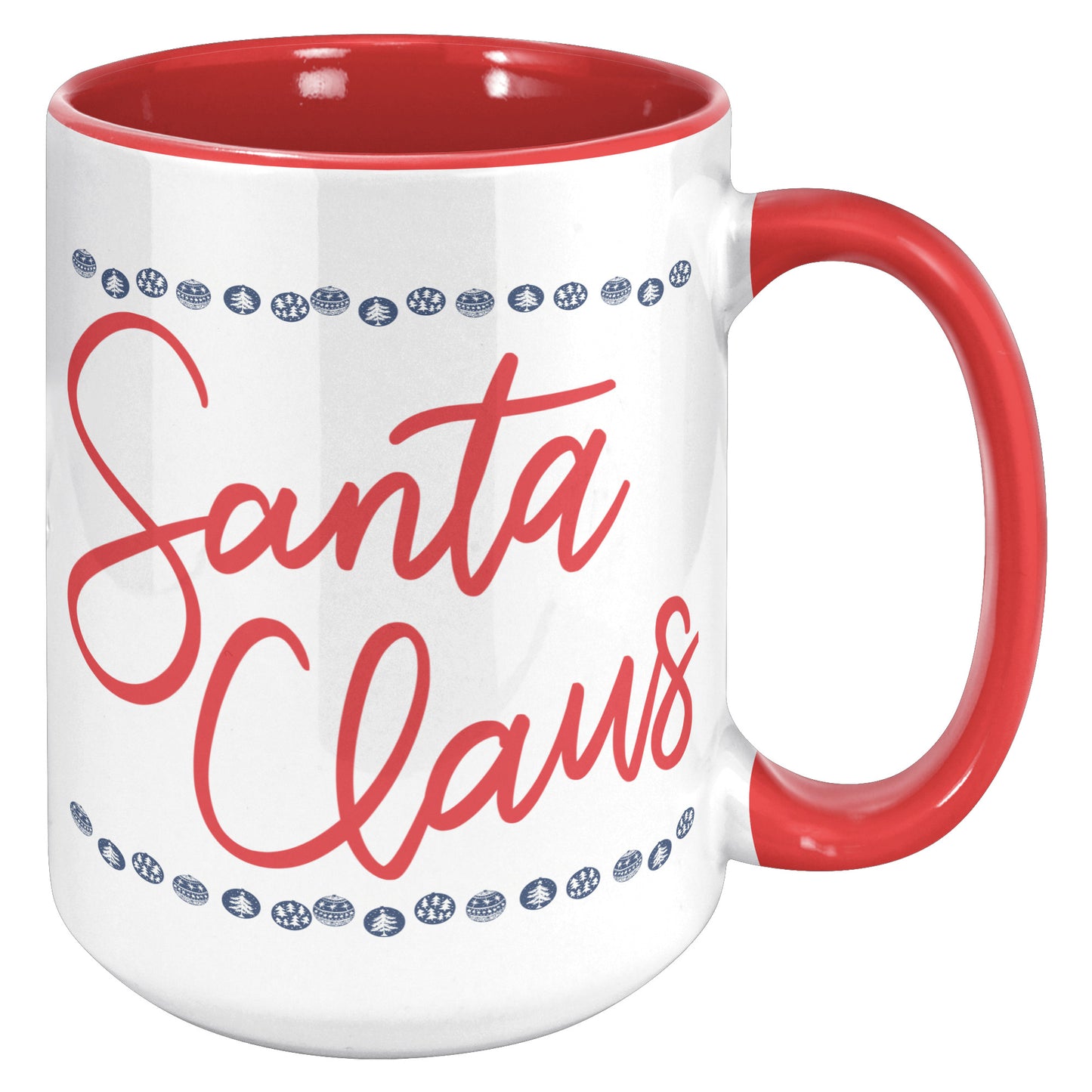 Santa Claus Script Holiday Mug