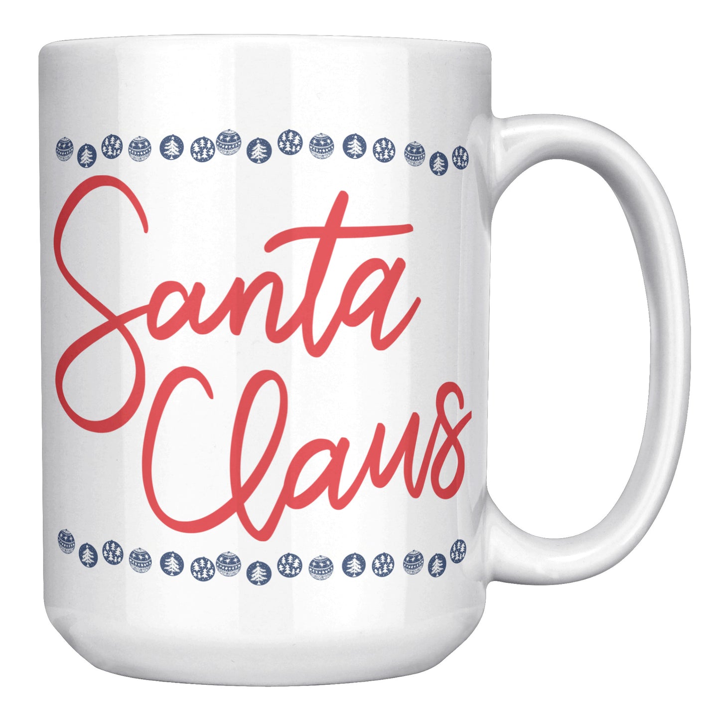 Santa Claus Script Holiday Mug