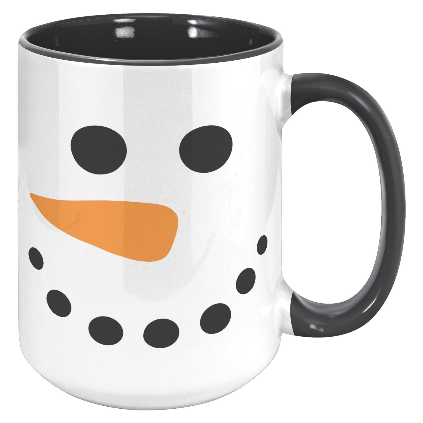 Snowman Face Holiday Mug