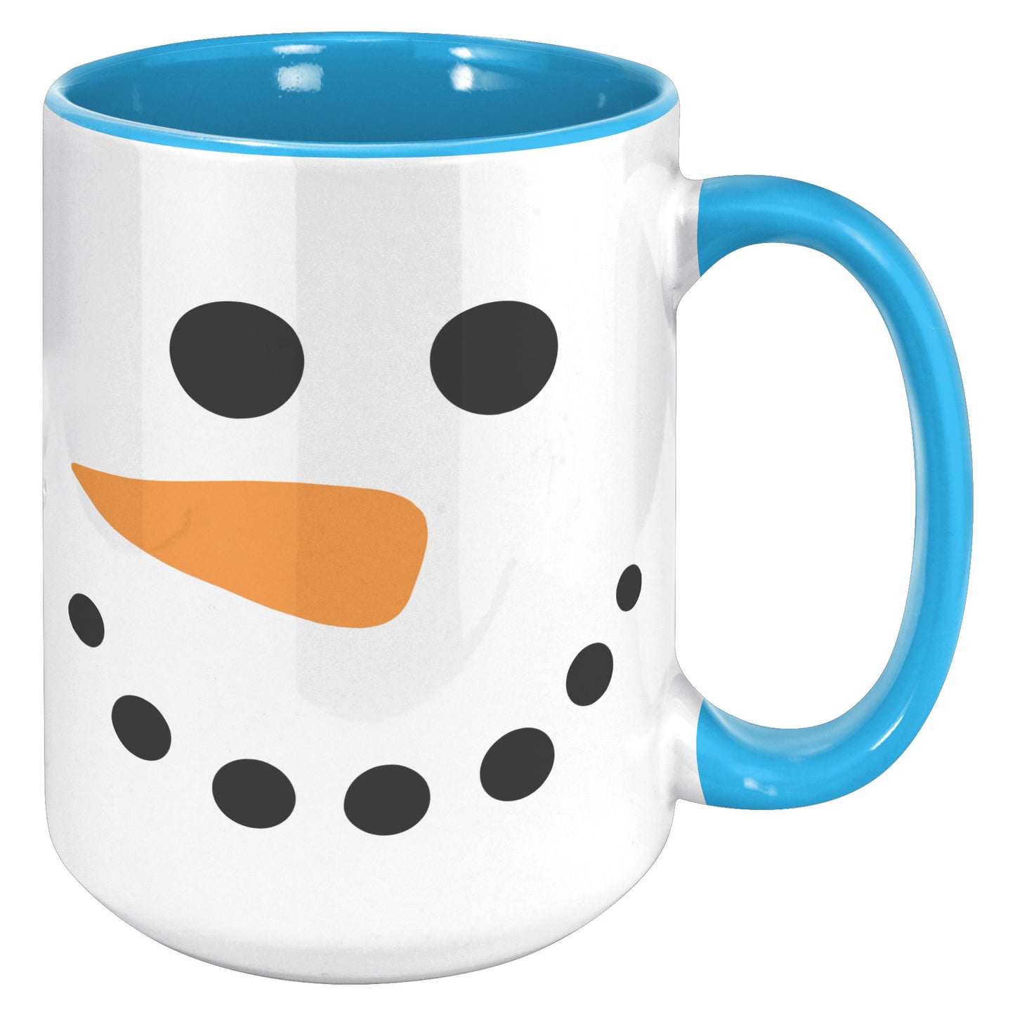 Snowman Face Holiday Mug