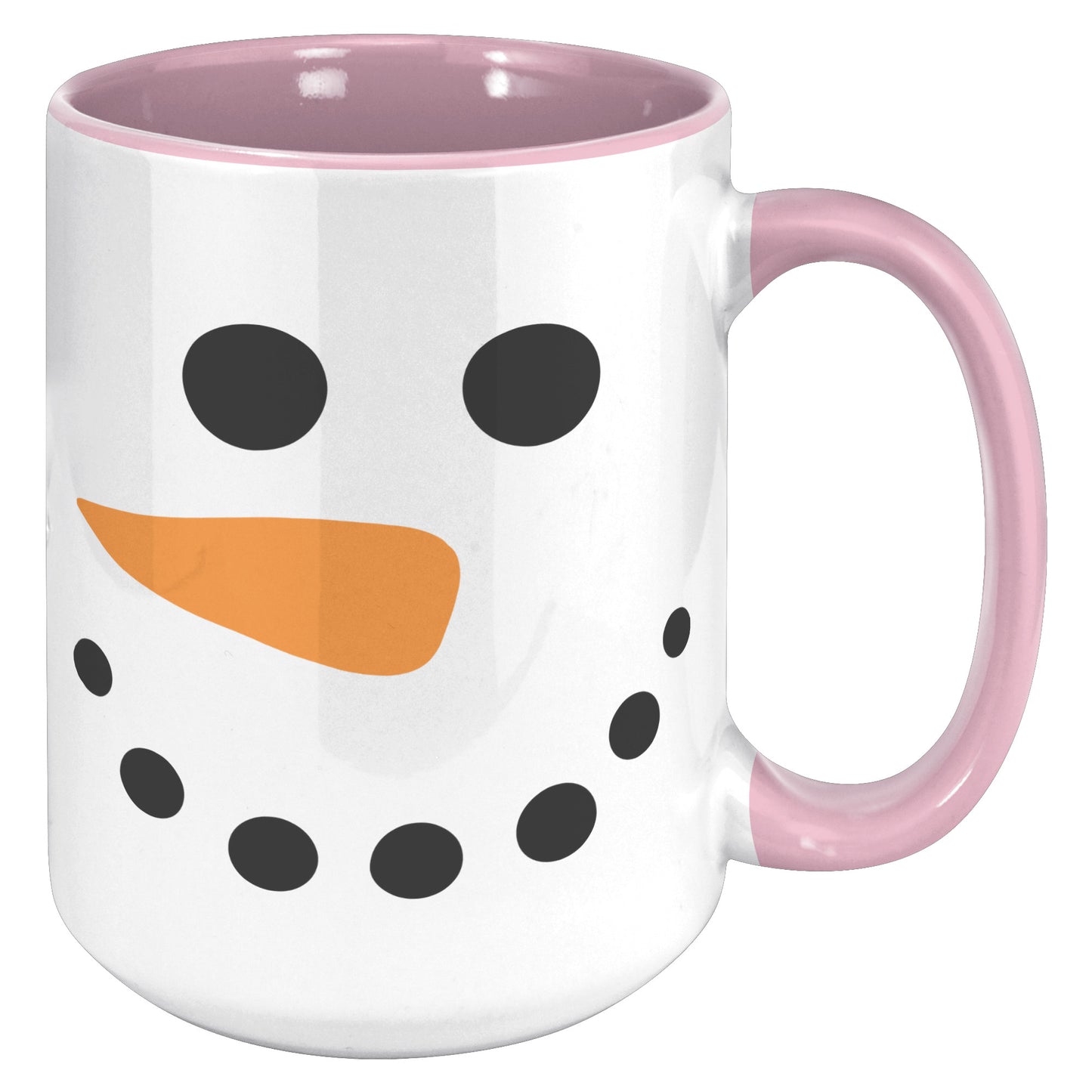 Snowman Face Holiday Mug
