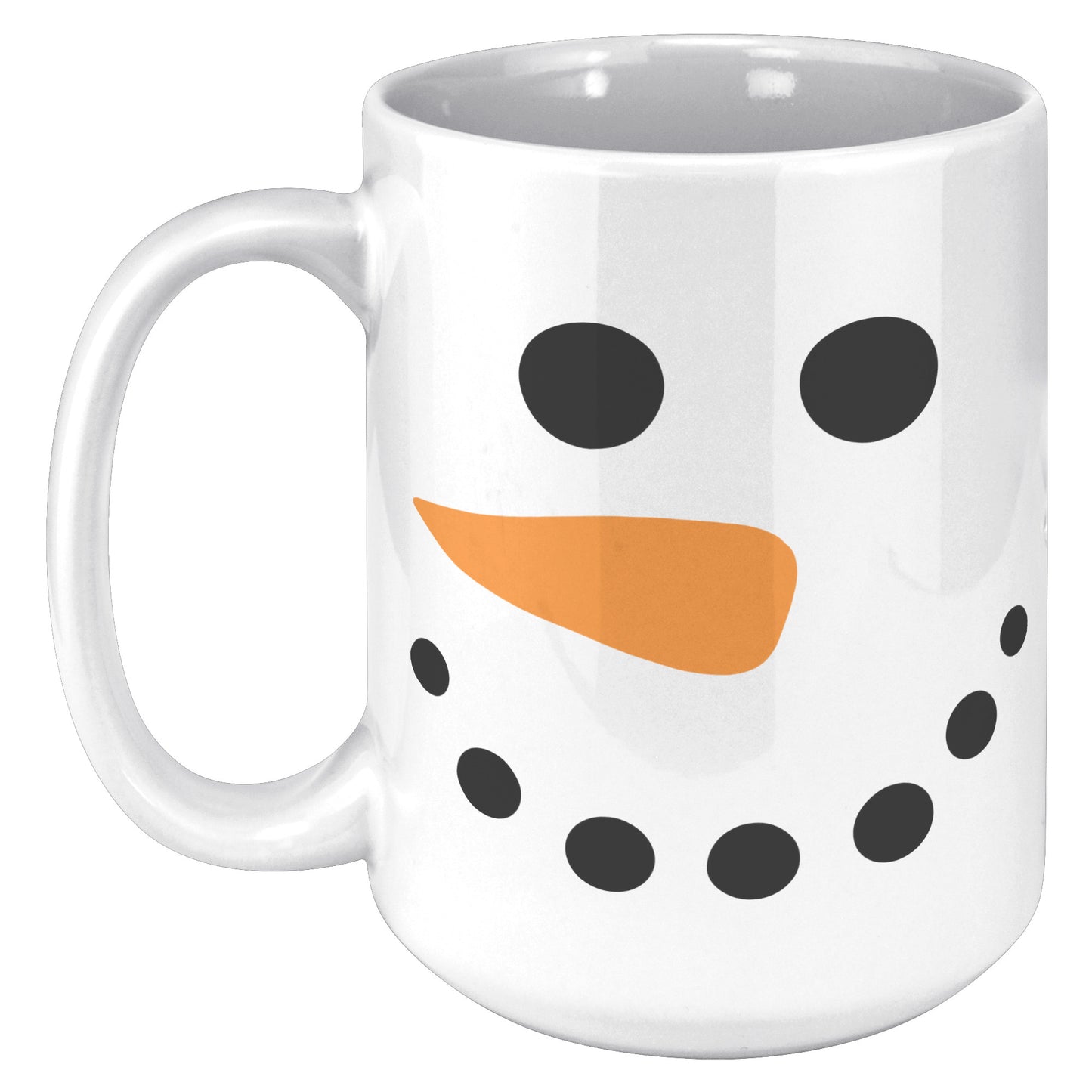 Snowman Face Holiday Mug