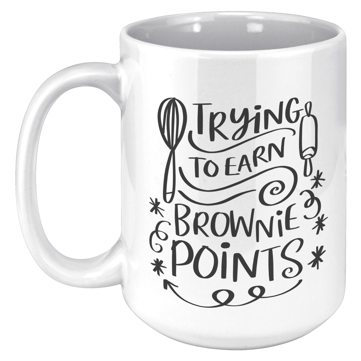 Trying to Earn Brownie Points Holiday Mug