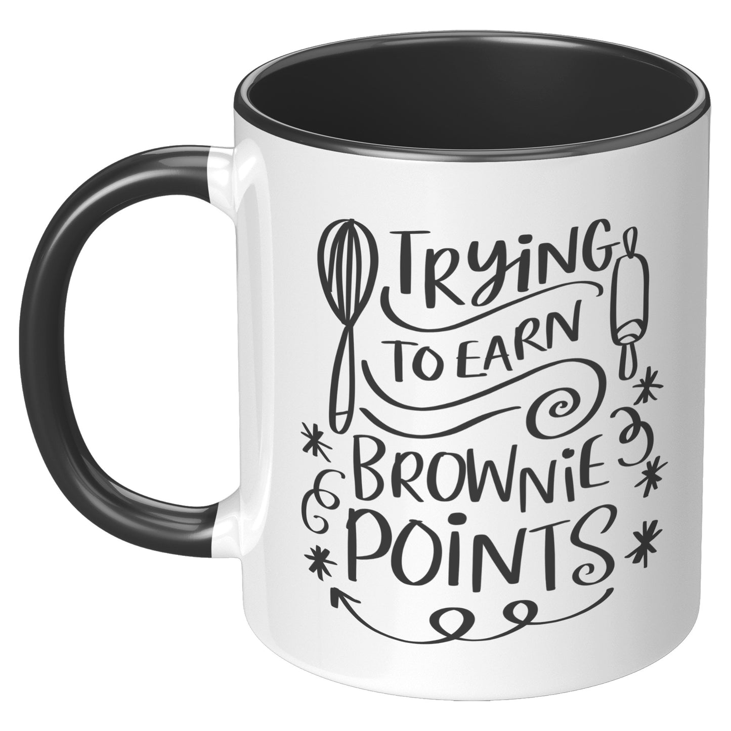 Trying to Earn Brownie Points Holiday Mug