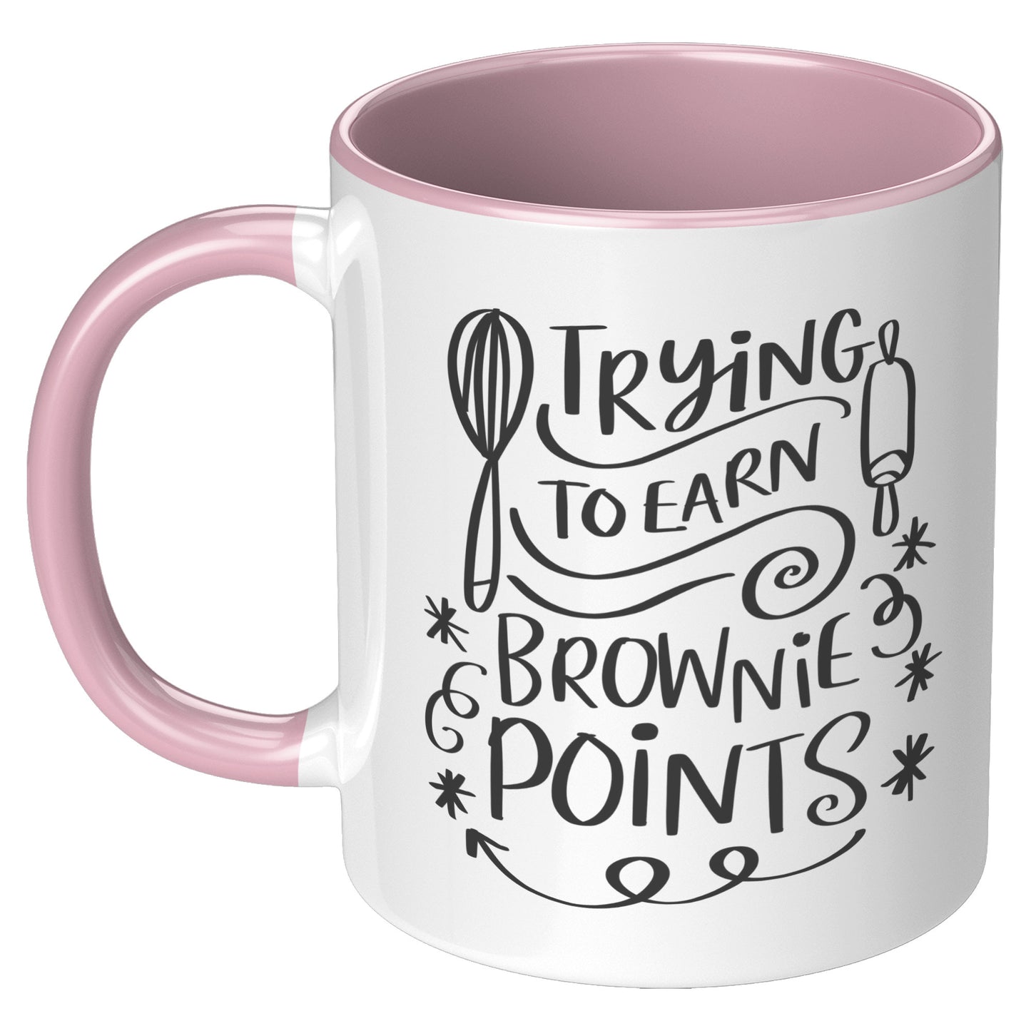 Trying to Earn Brownie Points Holiday Mug