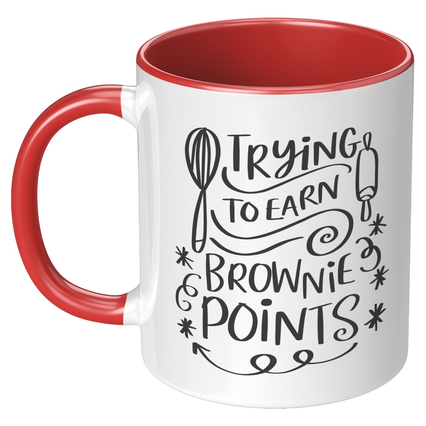 Trying to Earn Brownie Points Holiday Mug