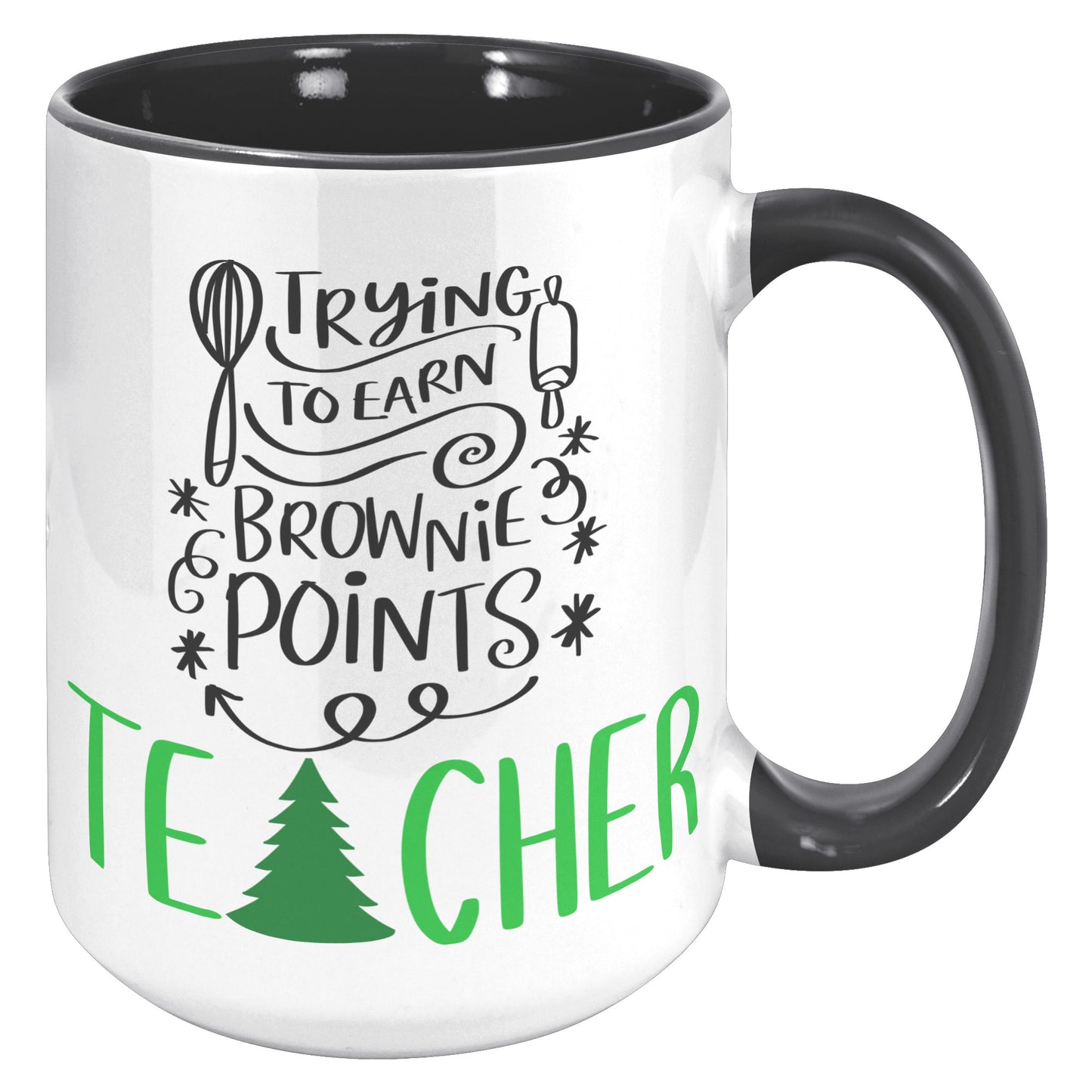 Trying to Earn Brownie Points with Teacher Holiday Mug