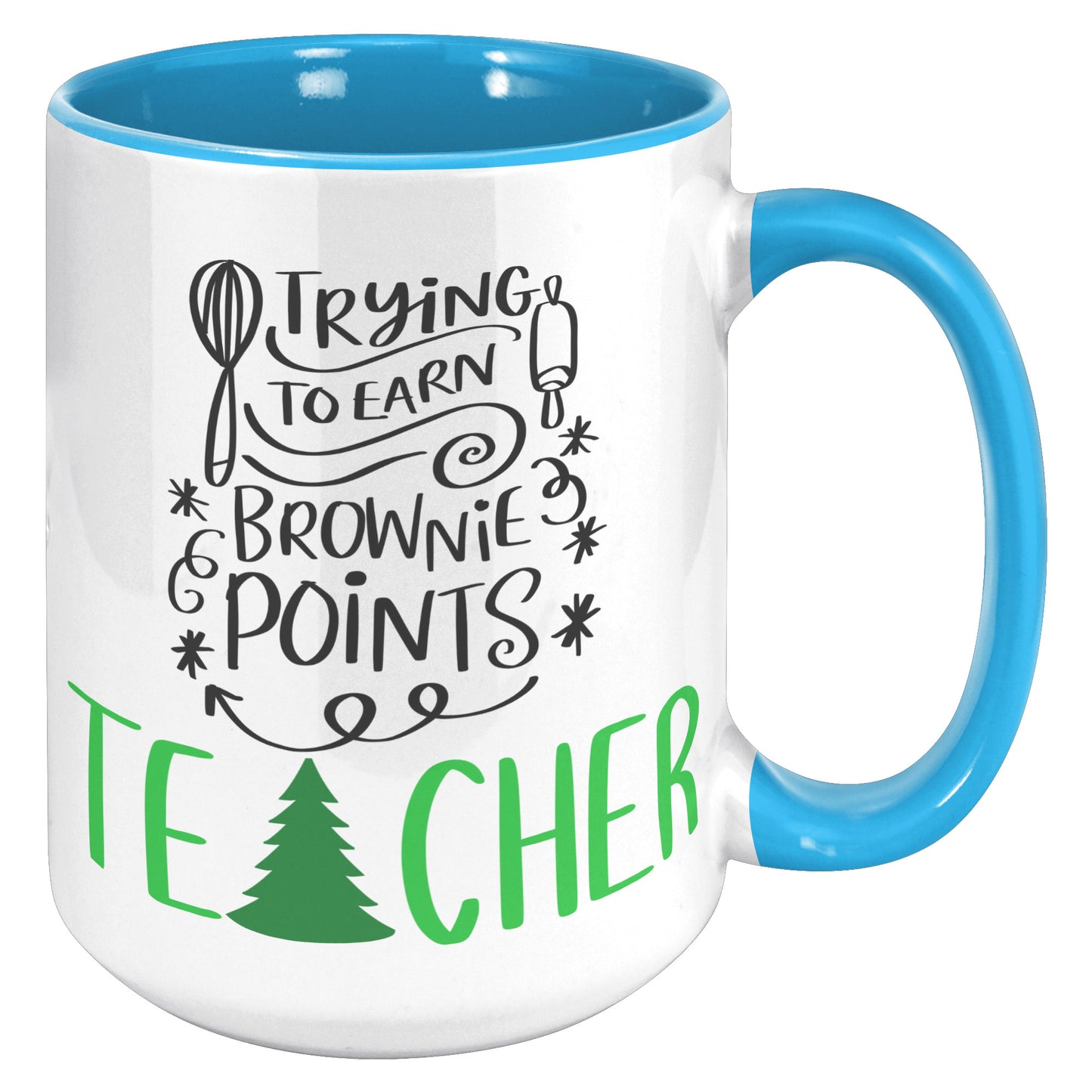Trying to Earn Brownie Points with Teacher Holiday Mug
