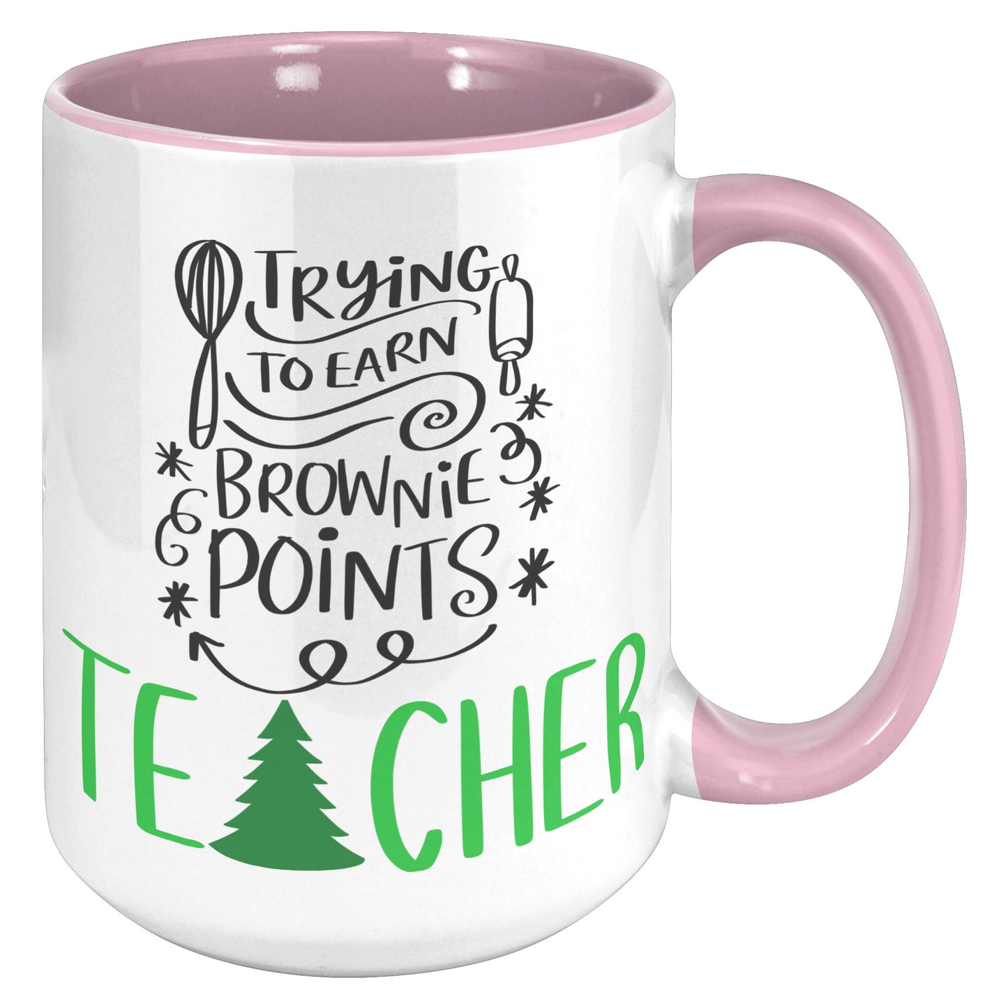 Trying to Earn Brownie Points with Teacher Holiday Mug