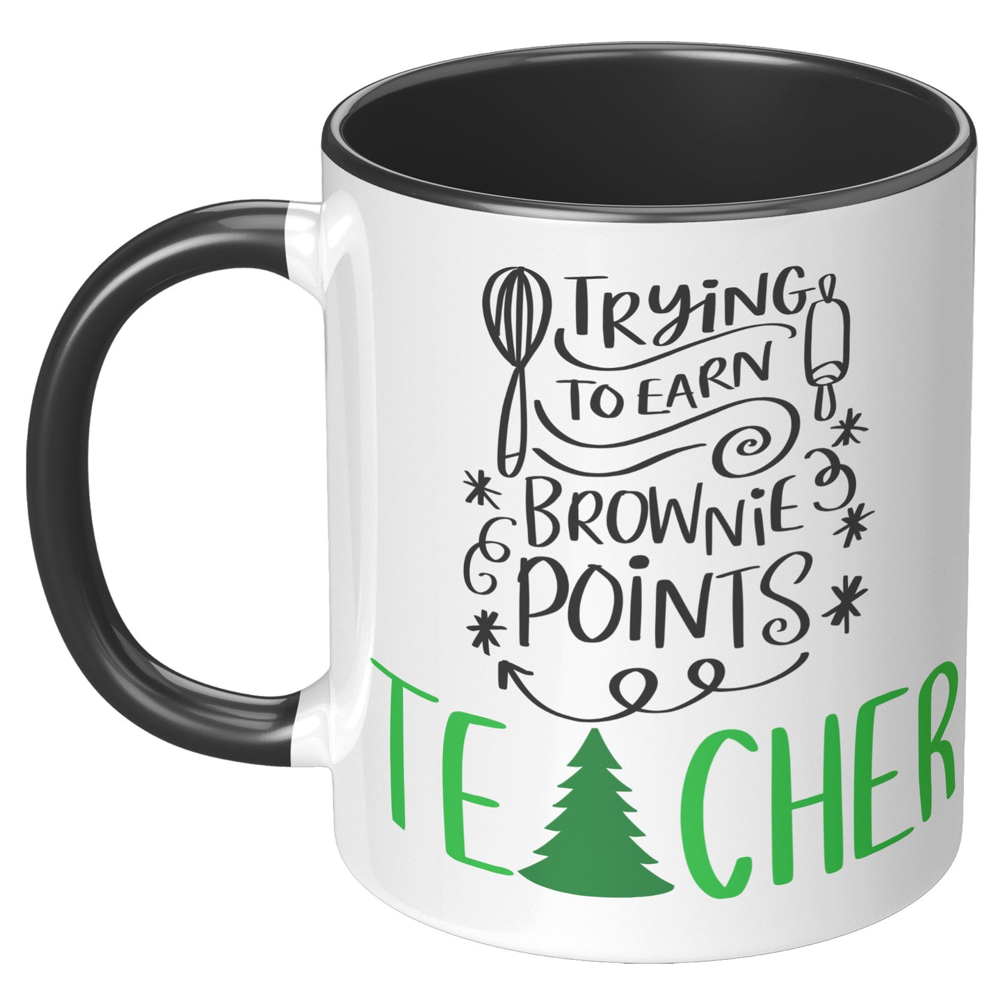 Trying to Earn Brownie Points with Teacher Holiday Mug