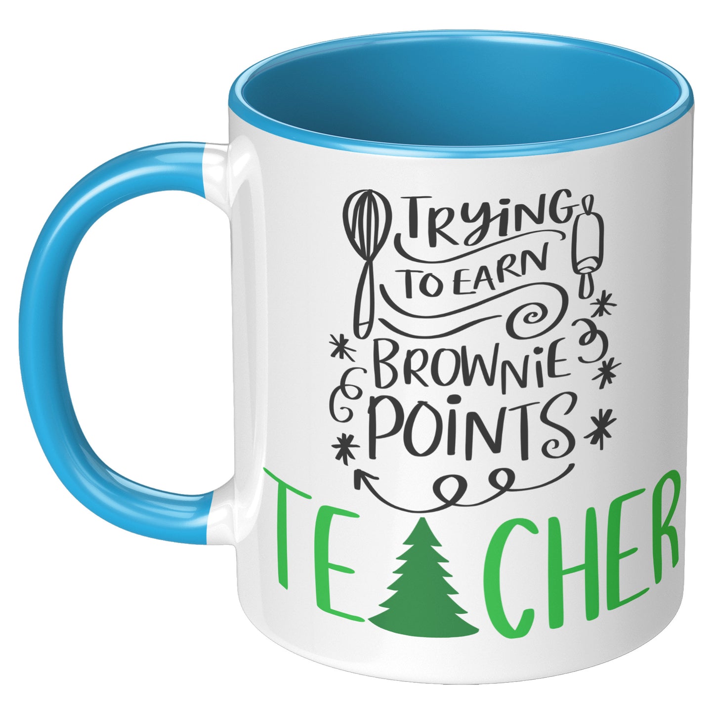 Trying to Earn Brownie Points with Teacher Holiday Mug