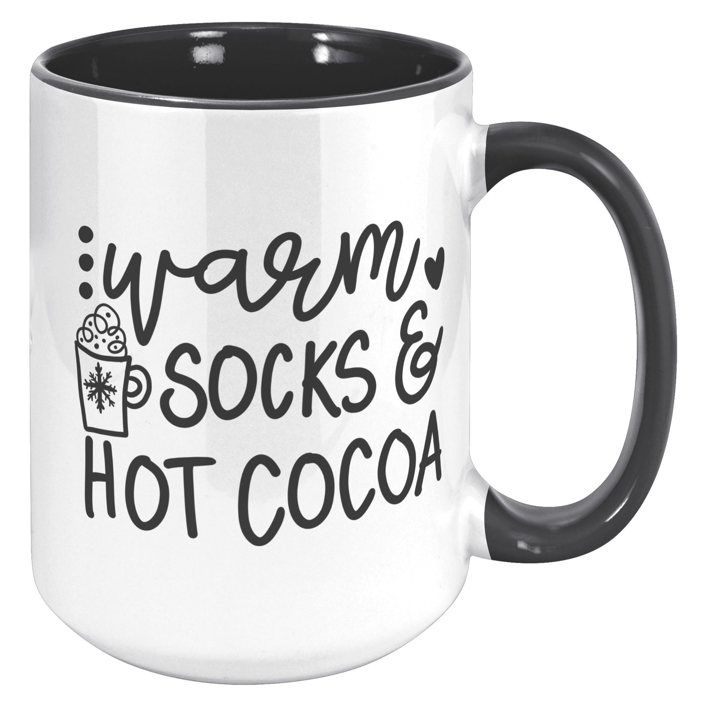 Warm Socks and Hot Cocoa Holiday Mug