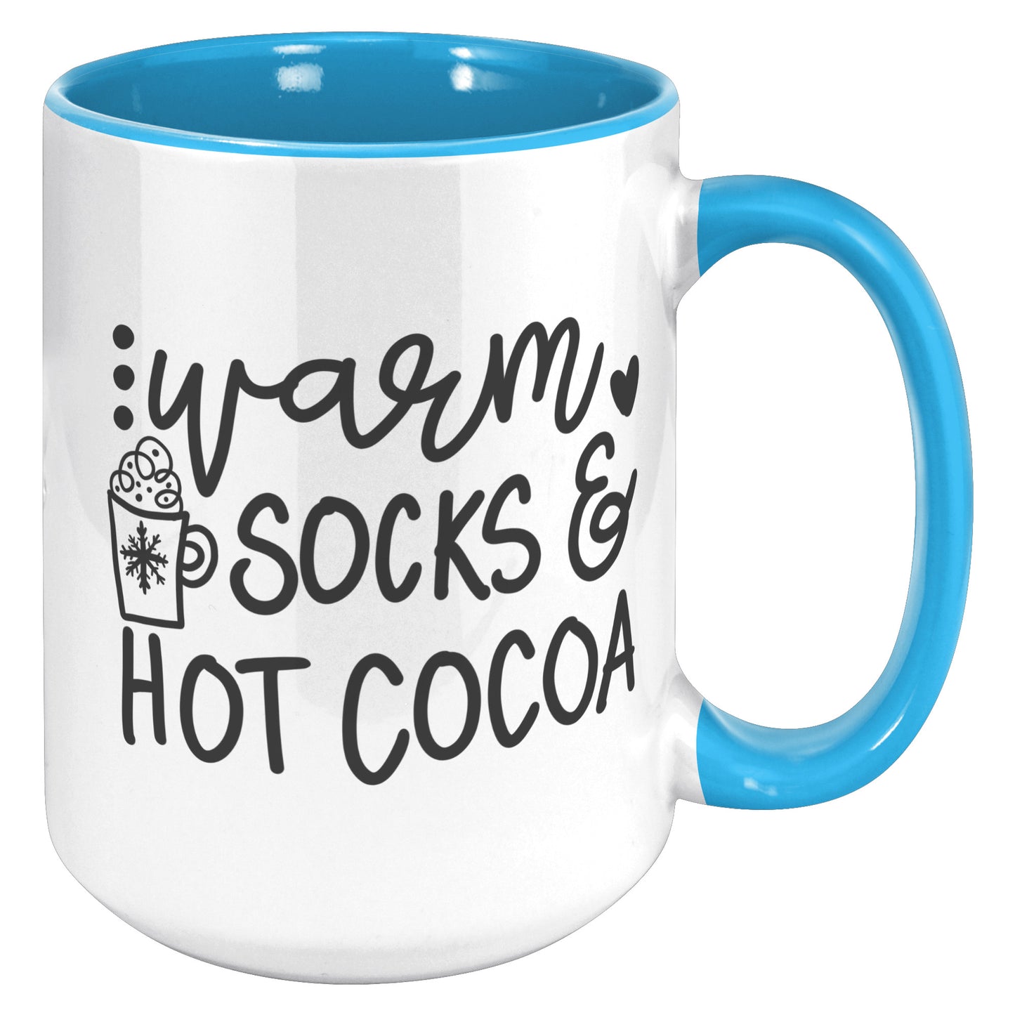 Warm Socks and Hot Cocoa Holiday Mug