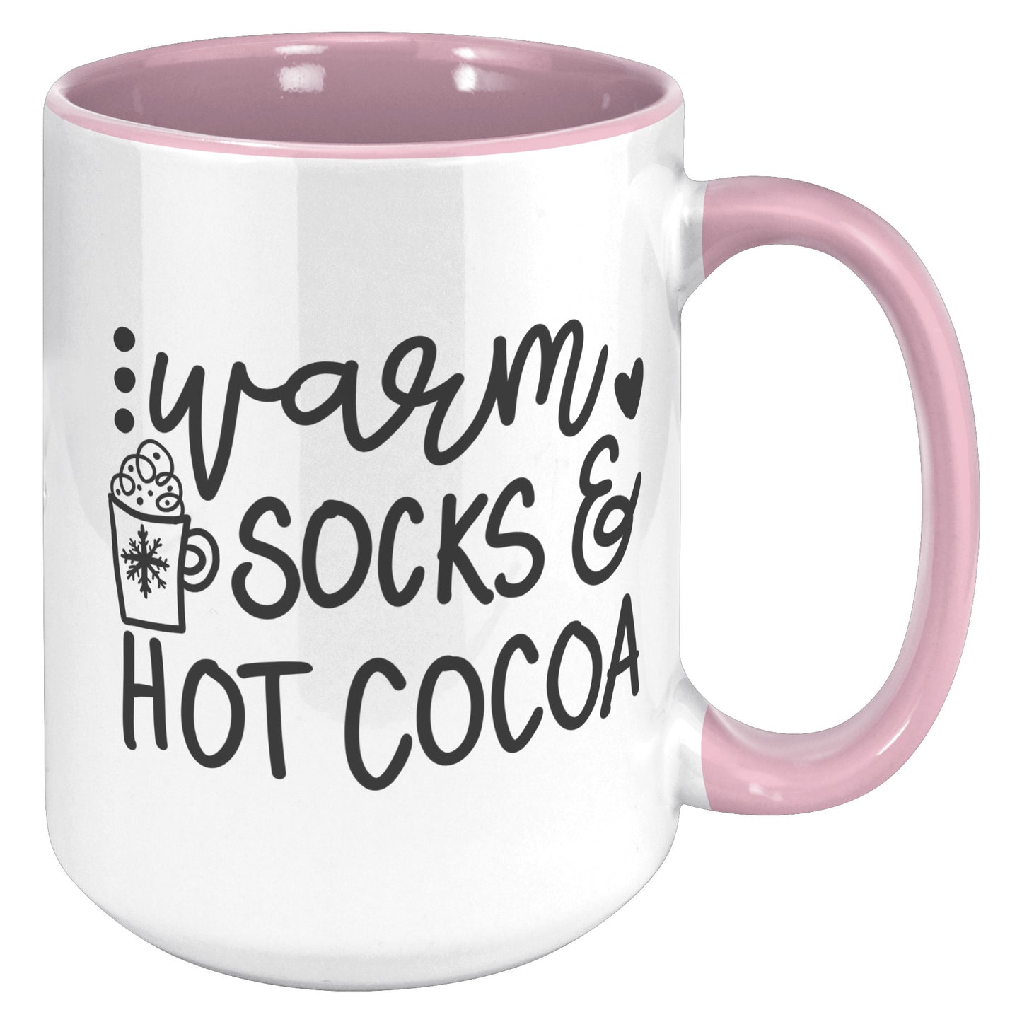 Warm Socks and Hot Cocoa Holiday Mug