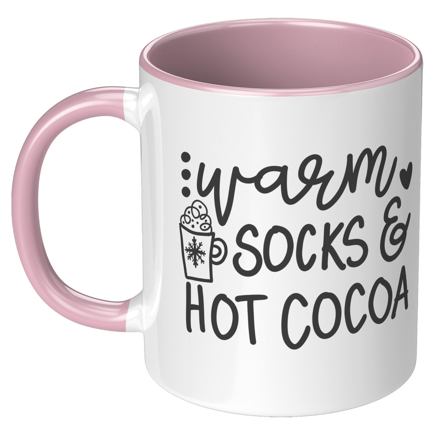 Warm Socks and Hot Cocoa Holiday Mug