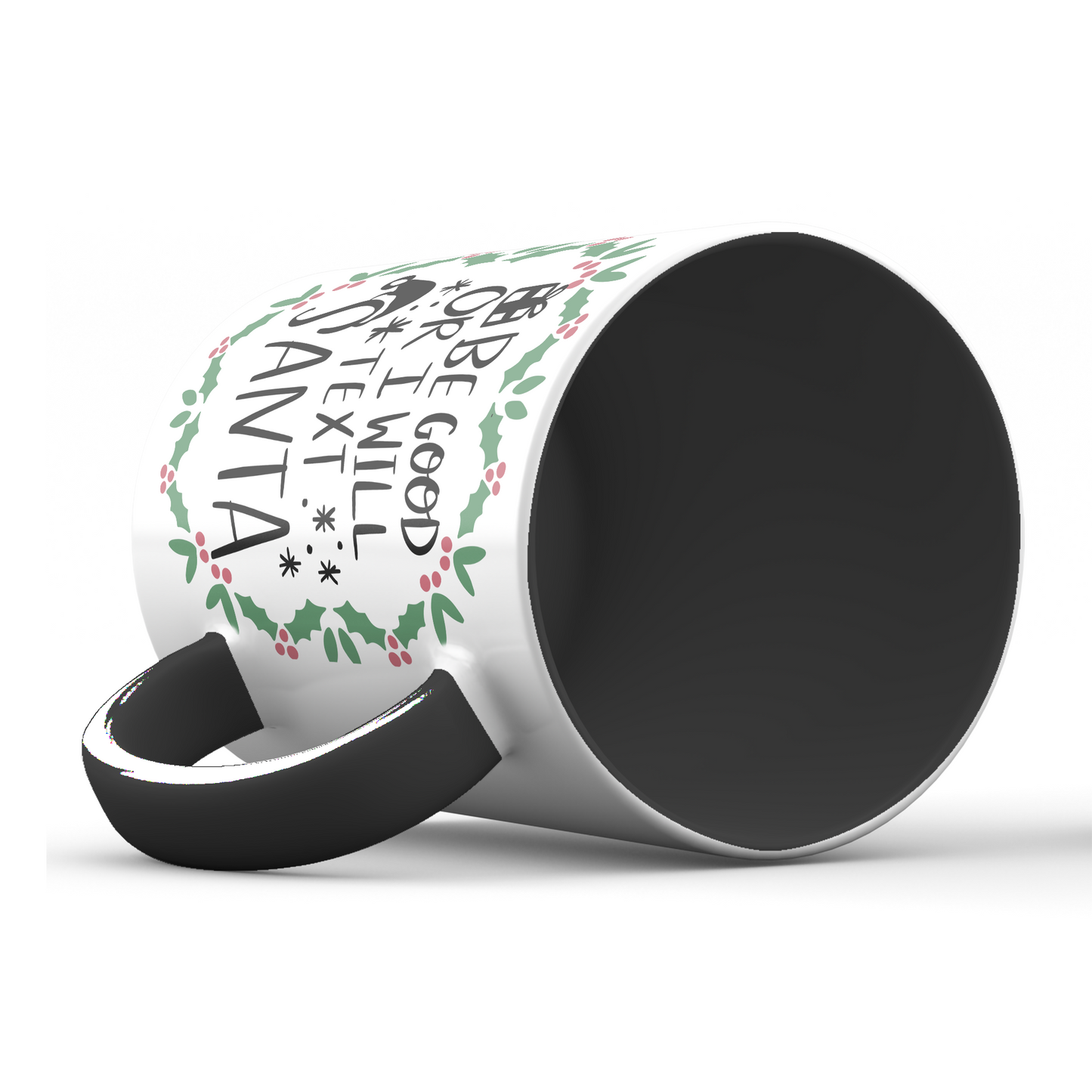 Be Good or I will Text Santa Christmas Mug