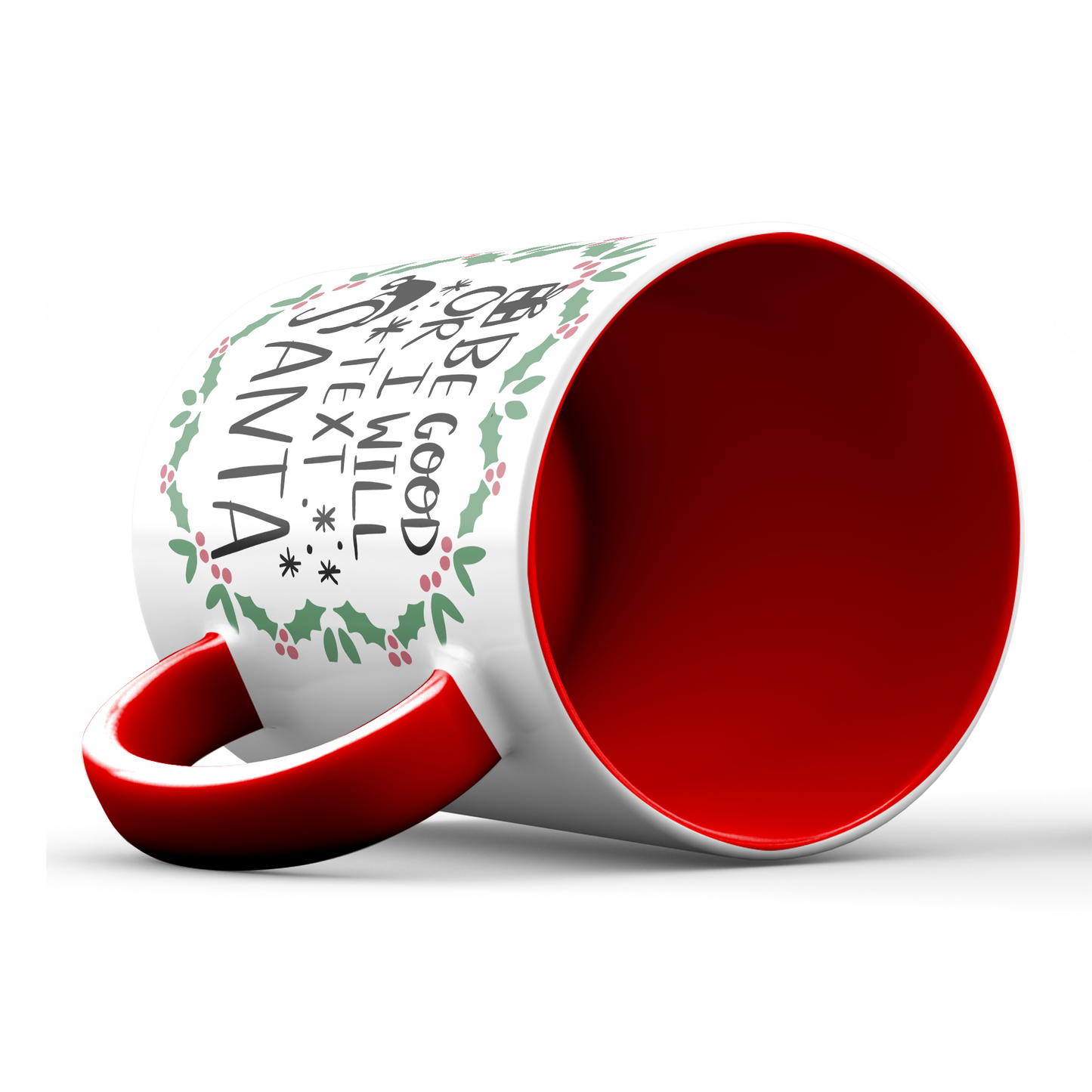 Be Good or I will Text Santa Christmas Mug