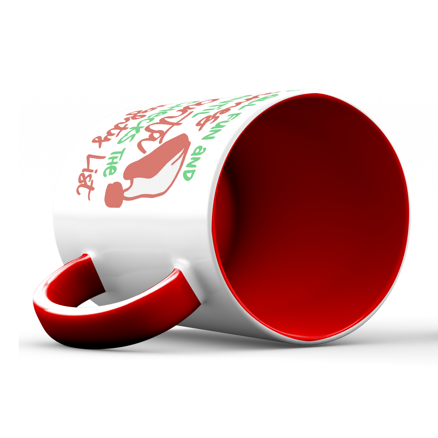 It's All Fun and Games Until Santa Checks The Naughty List Holiday Mug