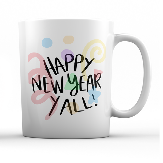 Happy New year Yall Holiday Mug