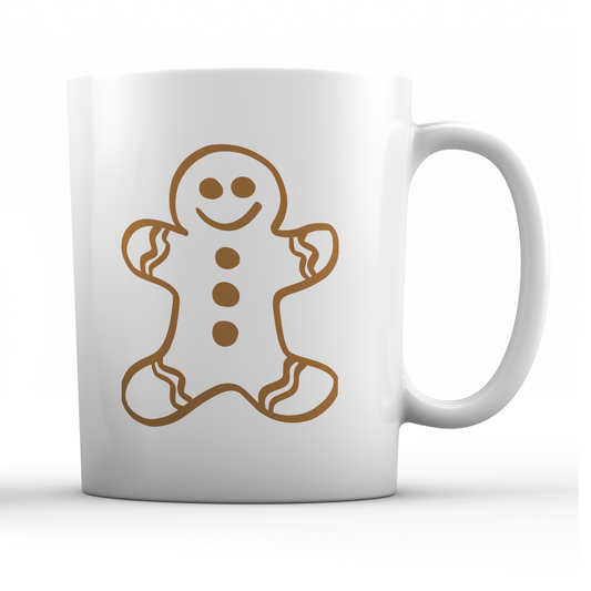 Gingerbread Man Holiday Mug