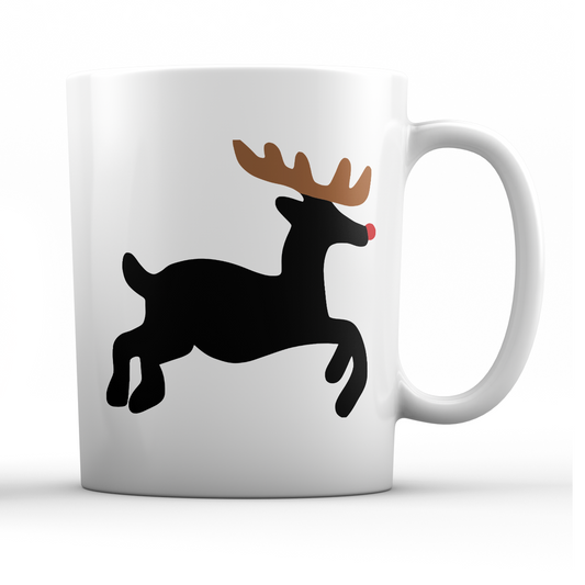 Holiday Shadow Reindeer Mug