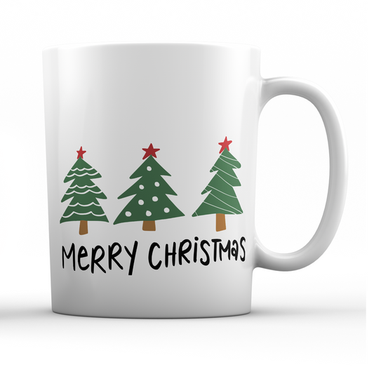 Merry Christmas Trees Mug